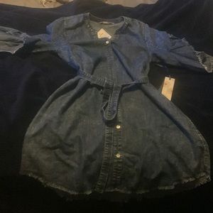 Brand new denim dress